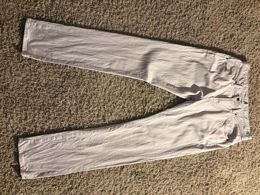 johnnie-O Chuck Modern Fit Pants Size 32x34 White Five-Pocket